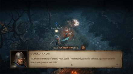Diablo Immortal - Talk to Guard Raum