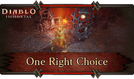 Diablo Immortal - One Right Choice