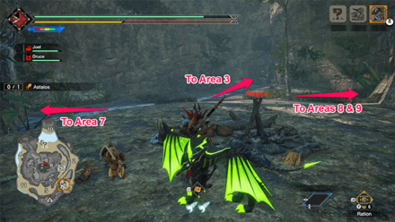 MH Rise Sunbreak - Jungle Sub-Camp Exits