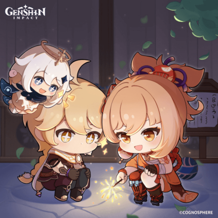 Genshin Impact - Yoimiya Birthday Art 2022