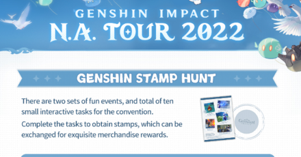 Genshin - N.A. Tour 2022 - Stamp Hunt