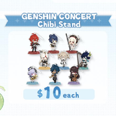 Genshin - N.A. Tour Merch - Genshin Concert Chibi Stand
