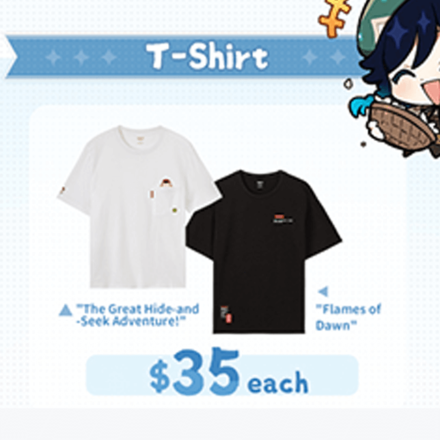 Genshin - N.A. Tour Merch - Genshin T-Shirts