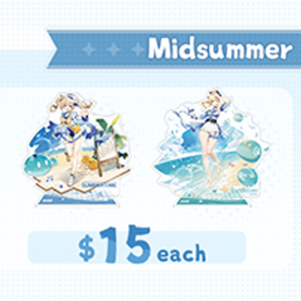 Genshin - N.A. Tour Merch - Midsummer Island Standees