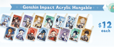 Genshin - N.A. Tour Merch - Acrylic Hangable