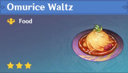 Genshin Impact - How to Get Omurice Waltz and Effects