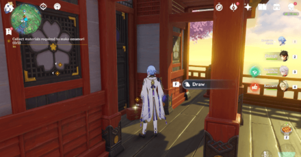 Genshin - Kuki Shinobu Hangout Omamori Location 1