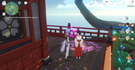 Genshin - Kuki Shinobu Hangout Omamori Location 3