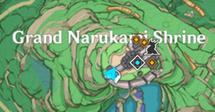 Genshin - Kuki Shinobu Hangout Omamori Locations in the Map