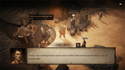 Diablo Immortal - Escort Vasilka to Ferum