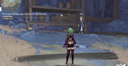 Genshin - A Muddy Bizarre Adventure Quest Day 1 - Researcher