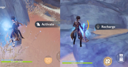 Genshin - Use the Lumenlamps and Mechanisms