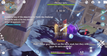 Genshin - Use Blooming Light on the Dark Mud