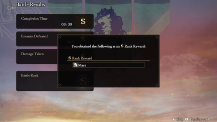 FEW3H - S Rank Reward