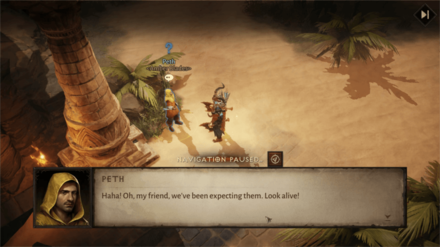 Diablo Immortal - Find Peth at the Amber Blades