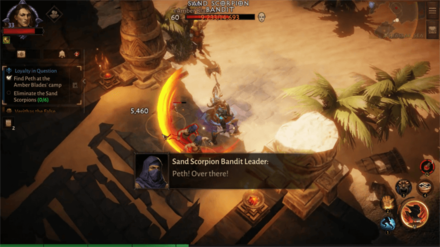 Diablo Immortal - Eliminate the Sand Scorpions