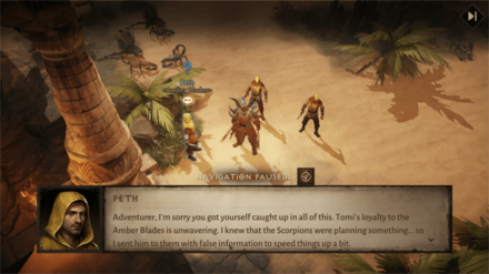 Diablo Immortal - Speak to Peth