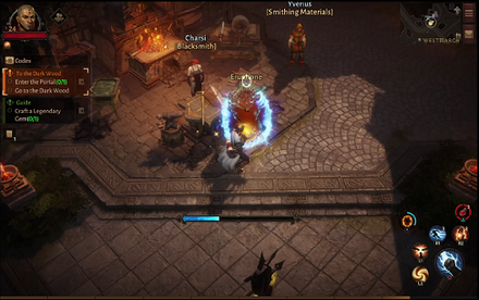 DI - opening portal to Dark Wood