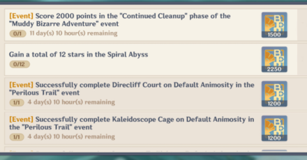 Genshin - BP Reward for A Muddy Bizarre Adventure