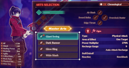 Using Arts can help you win battles easily