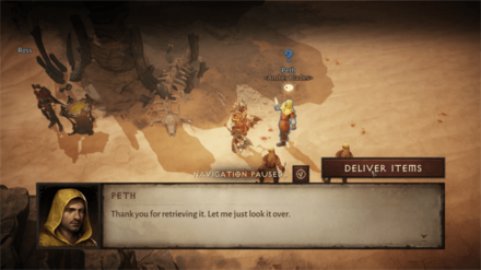 Diablo Immortal - Give the Scepter to Peth