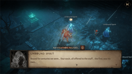 Diablo Immortal - Talk to the Unbound Spirit