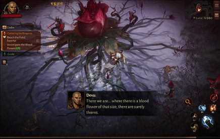 DI - investigate the Blood Flower