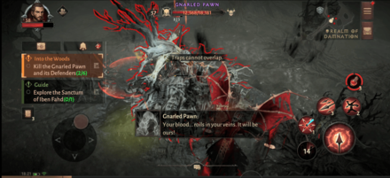 Diablo Immortal - Kill the Gnarled Pawn and its Defenders
