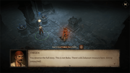 Diablo Immortal - Talk to Vogen
