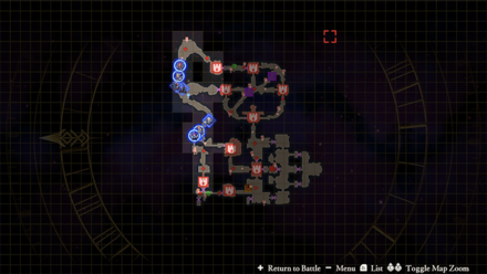 The Battle of Garreg Mach Map 1