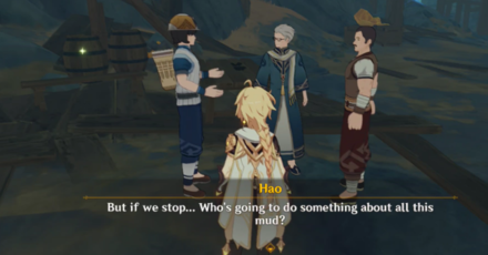 Genshin - Environs Log Quest - Talk to Hosseini