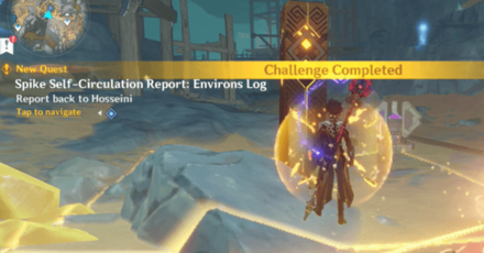 Genshin - Environs Log Quest - Complete the Circulation Theory Challenge