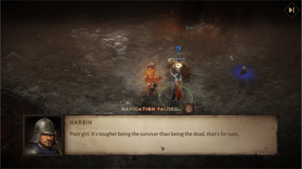 Diablo Immortal - Talk to Harbin