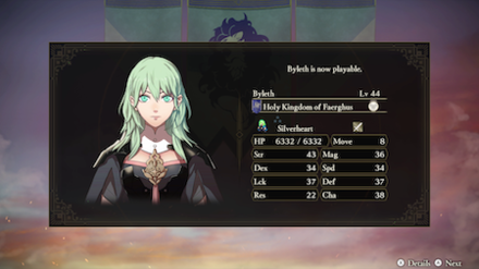 Fire Emblem Warriors Three Hopes - Byleth Recruited.png