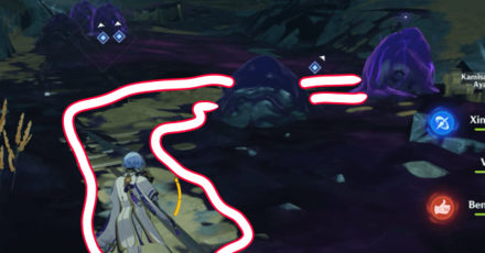 Genshin - Emergency Escort - Safe path inbetween mud