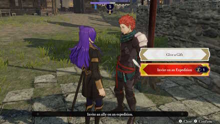 Fire Emblem Three Hopes - Invite on Expedition