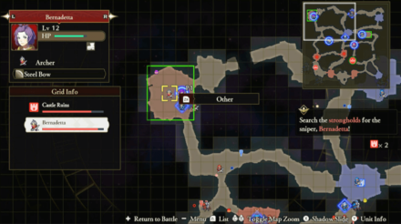 Bernadetta Location Fire Emblem Three Hopes