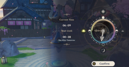 Genshin -  Spike Self-Circulation Report Conclusion Quest - Adjust the time