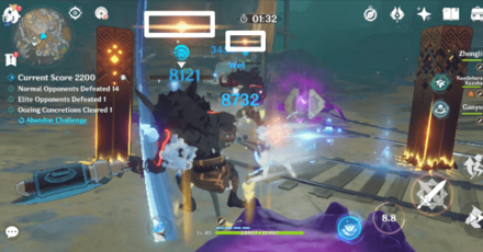 Genshin -  How to Get 4000 Points - Target Elite Enemies