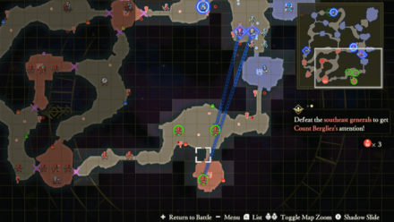 Defeat the southeast generals Fire Emblem Three Hopes