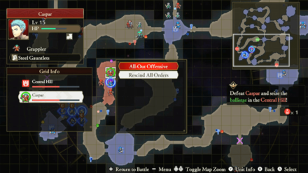 All-Out Offensive on Caspar Fire Emblem Three Hopes