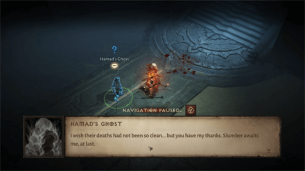 Diablo Immortal - Speak with Hamad