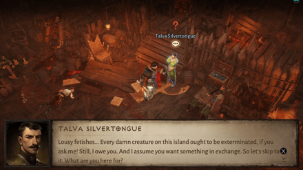 Blazing Raid - Speak to Talva Silvertongue