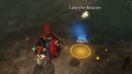 Among the Bodies - Take the Nephalem Beacon