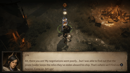 Parlay with Peril - Speak to Jin at the Crimsonblade Haven