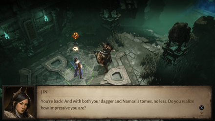 The Final Summoning - Speak to Jin Outside the Temple of Namari