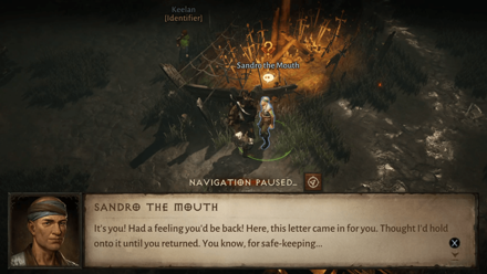 The Final Summoning - Return to Sandro in Port Justinian