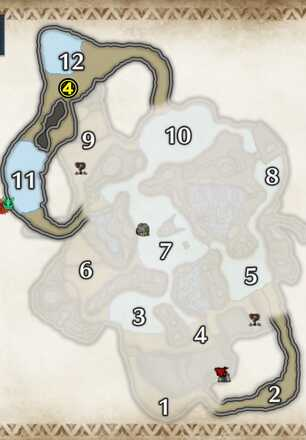 MH Rise Sunbreak - Morphed Wirebugs Frost Islands Location Lower