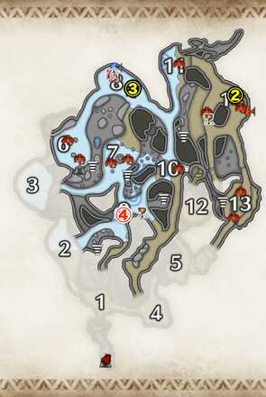 MH Rise Sunbreak - Morphed Wirebugs Lava Caverns Location Lower