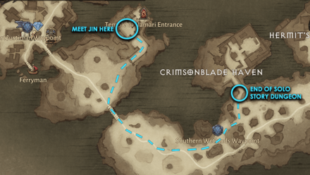 The Final Summoning - Meet Jin at the Temple of Namari